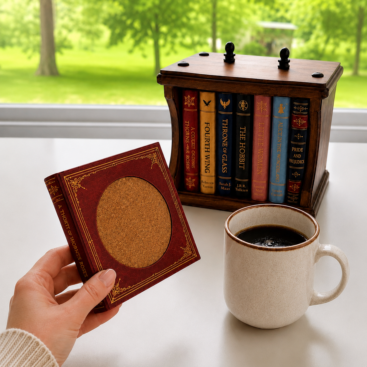 BOOK COASTER — PRE-ORDER ONLY