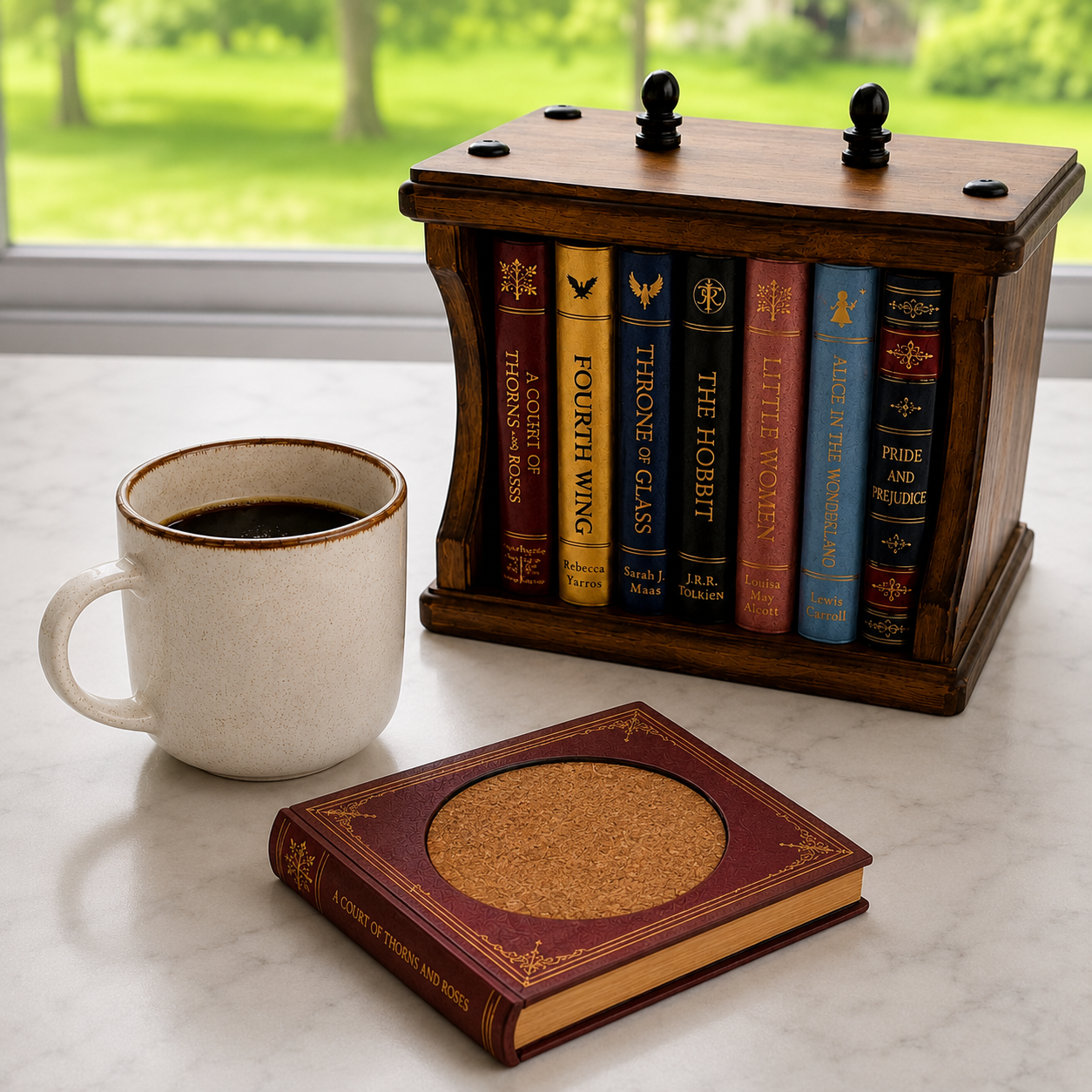 BOOK COASTER — PRE-ORDER ONLY