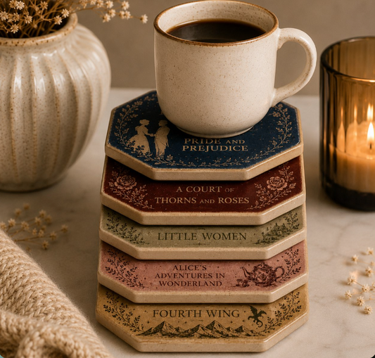 BOOK COASTER - PRE ORDER ONLY