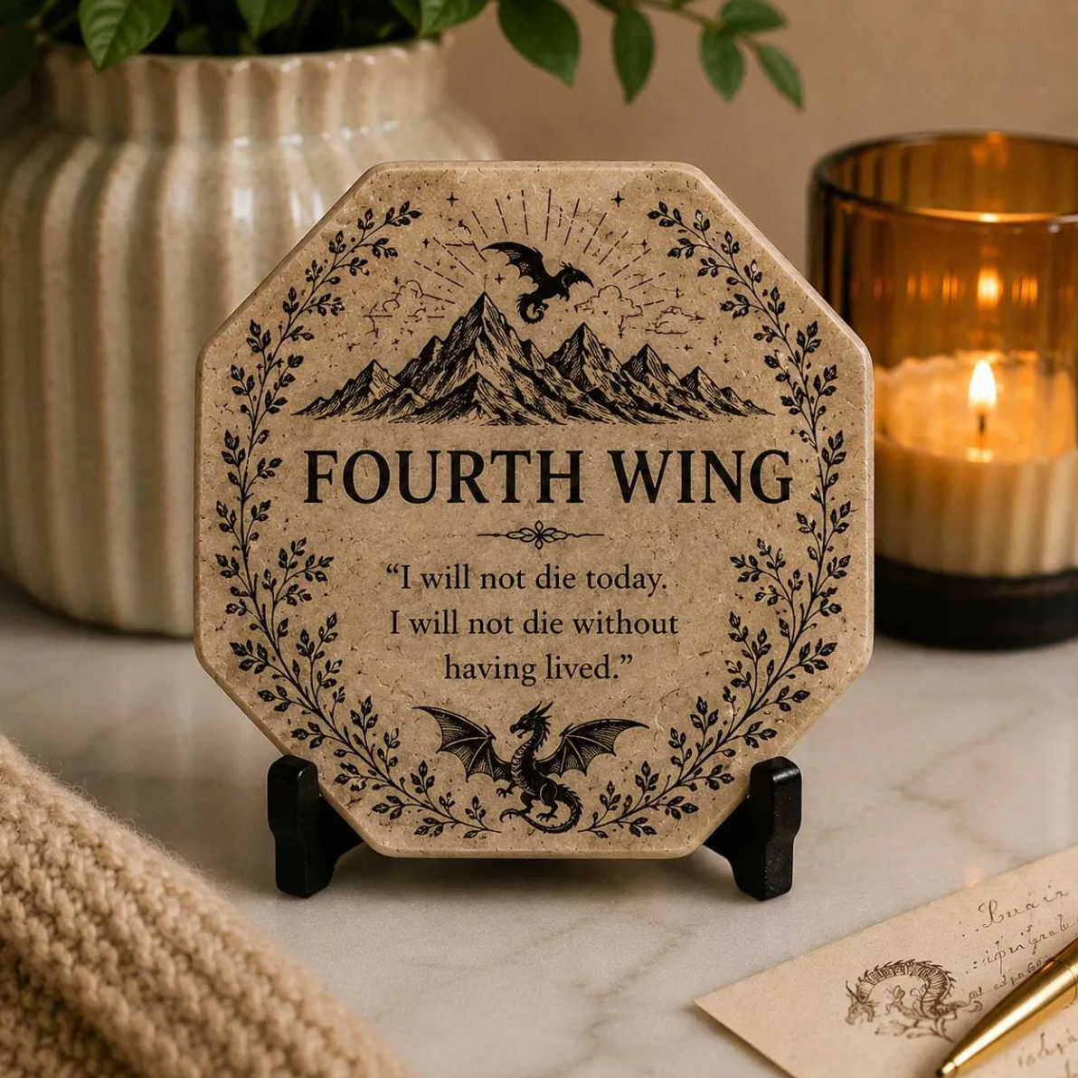 BOOK COASTER - PRE ORDER ONLY