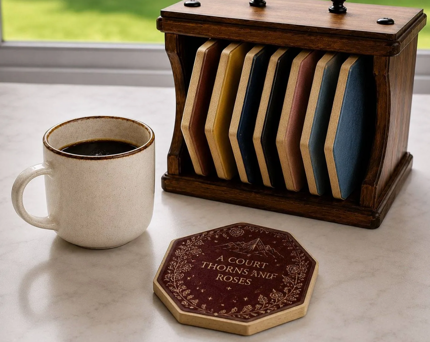 BOOK COASTER - PRE ORDER ONLY