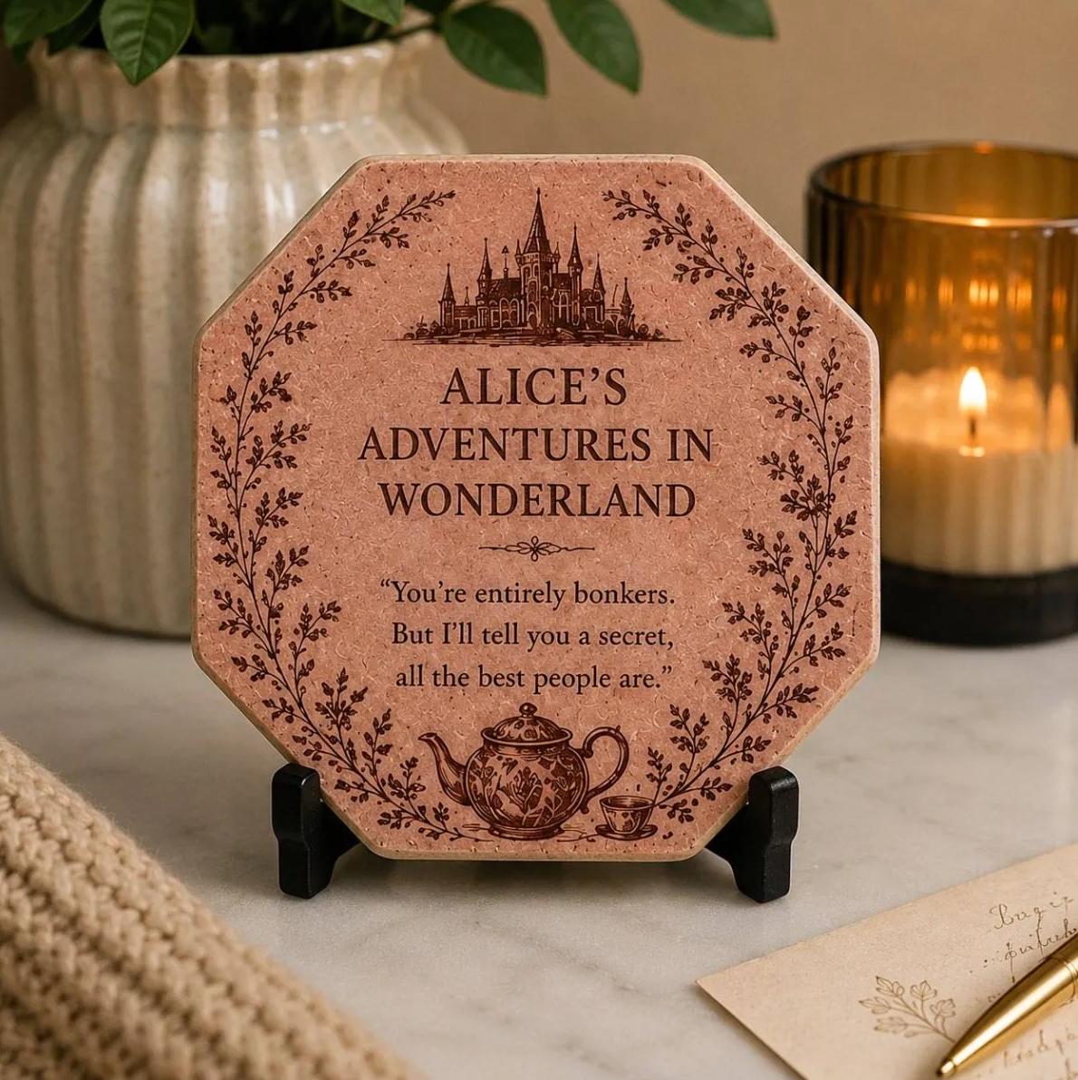 BOOK COASTER - PRE ORDER ONLY